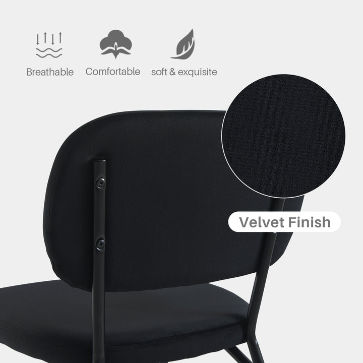 Emery Dining Chairs [Set of 2] [Velvet]