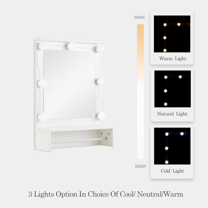 Hollywood Bathroom Mirror with Lights