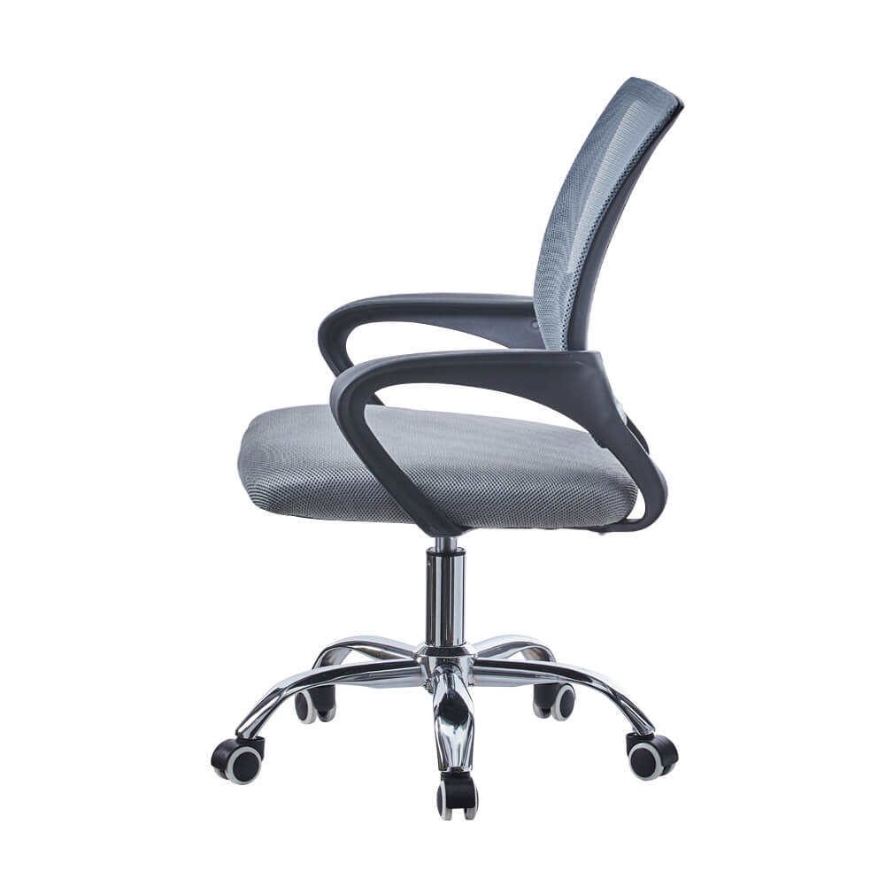 Metal desk chair clearance with wheels