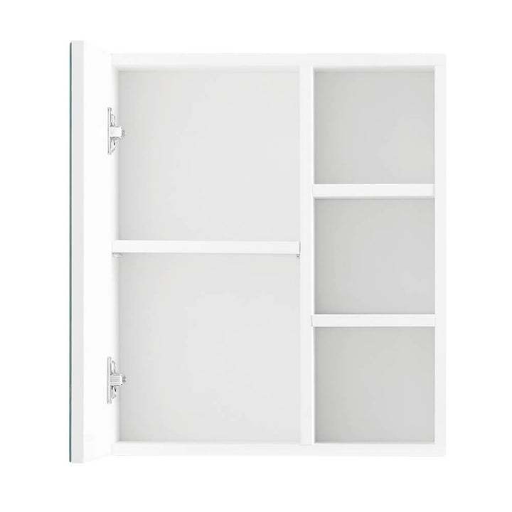 White Wall Mirror Cabinet Bathroom [ 1 Door ]