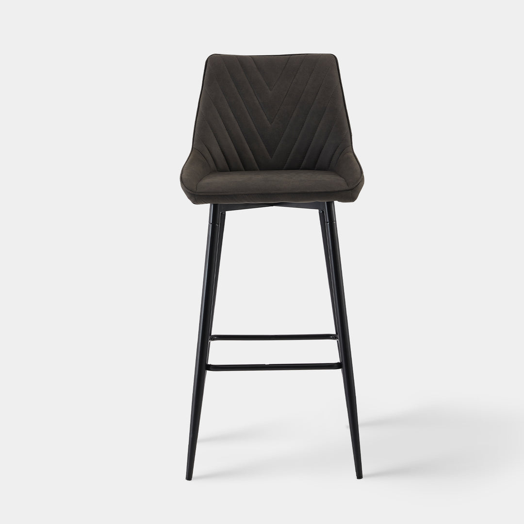 Lourdes Bar Stool [Set of 2] [65CM] [75cm] [Leathaire]