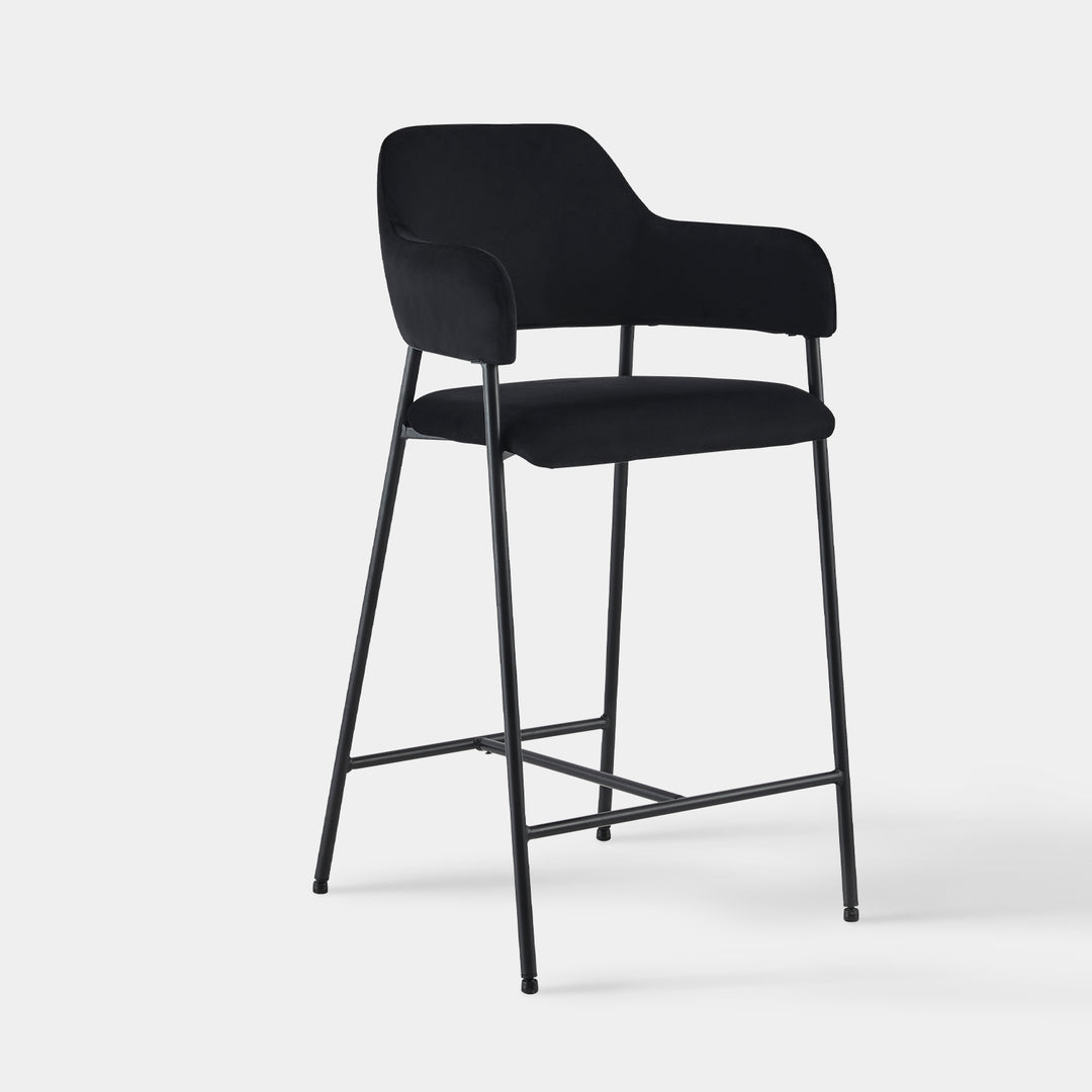Lukka Bar Stool [Set of 2] [Velvet]