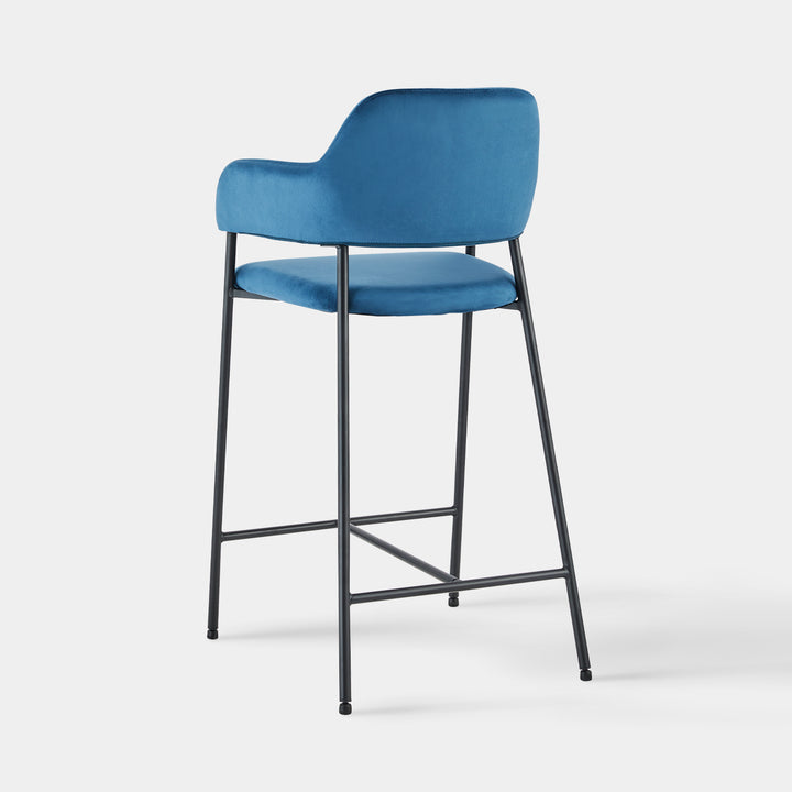 Lukka Bar Stool [Set of 2] [Velvet]