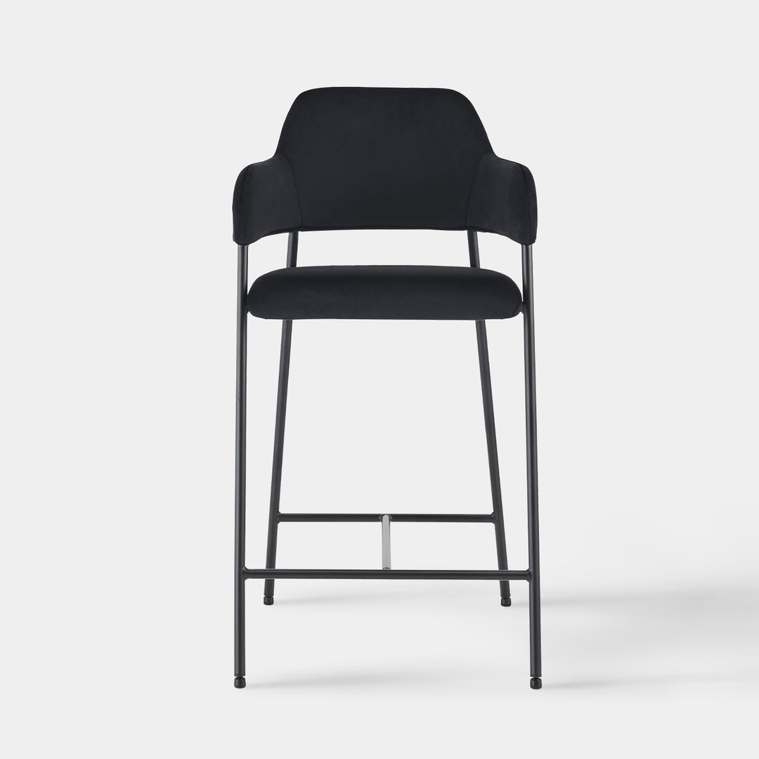Lukka Bar Stool [Set of 2] [Velvet]