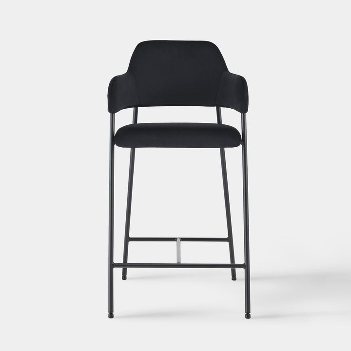 Lukka Bar Stool [Set of 2] [Velvet]