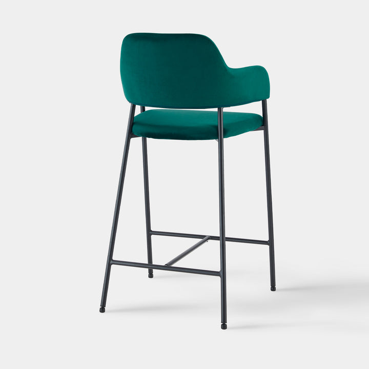 Lukka Bar Stool [Set of 2] [Velvet]