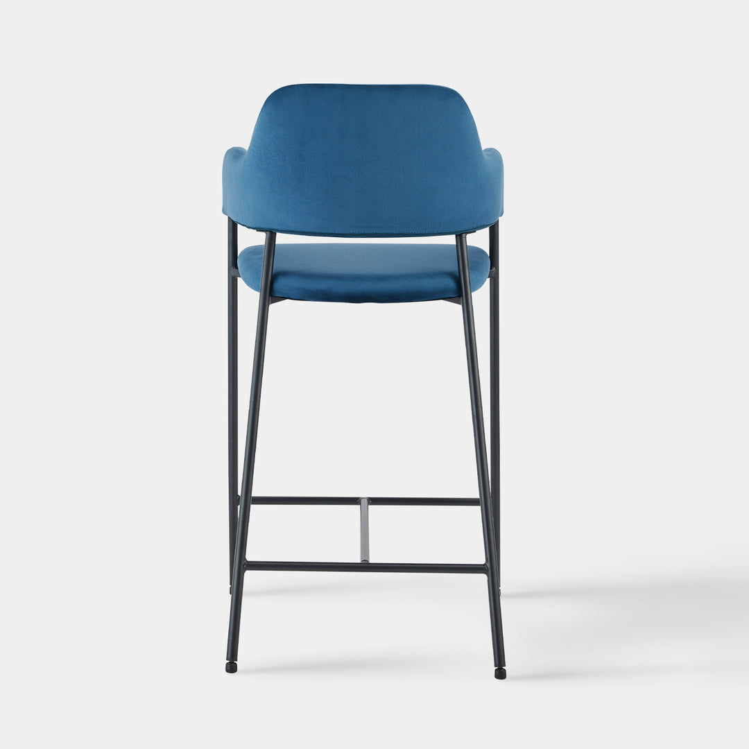 Lukka Bar Stool [Set of 2] [Velvet]