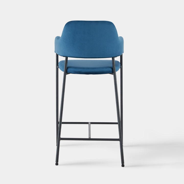 Lukka Bar Stool [Set of 2] [Velvet]