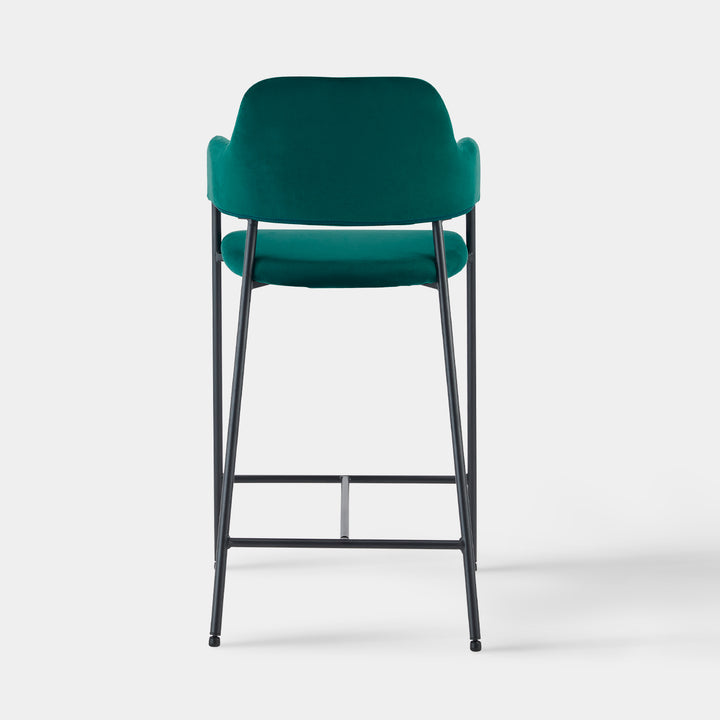 Lukka Bar Stool [Set of 2] [Velvet]