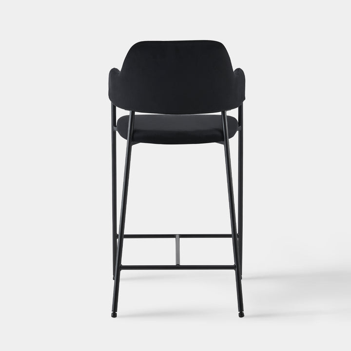 Lukka Bar Stool [Set of 2] [Velvet]