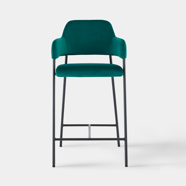 Lukka Bar Stool [Set of 2] [Velvet]