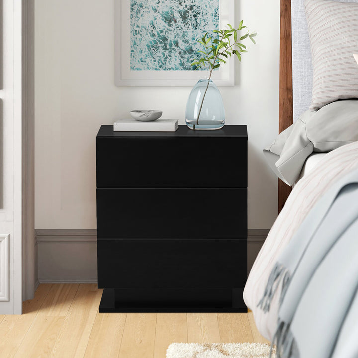 Mario LED Light Bedside Nightstand [3 Drawers]