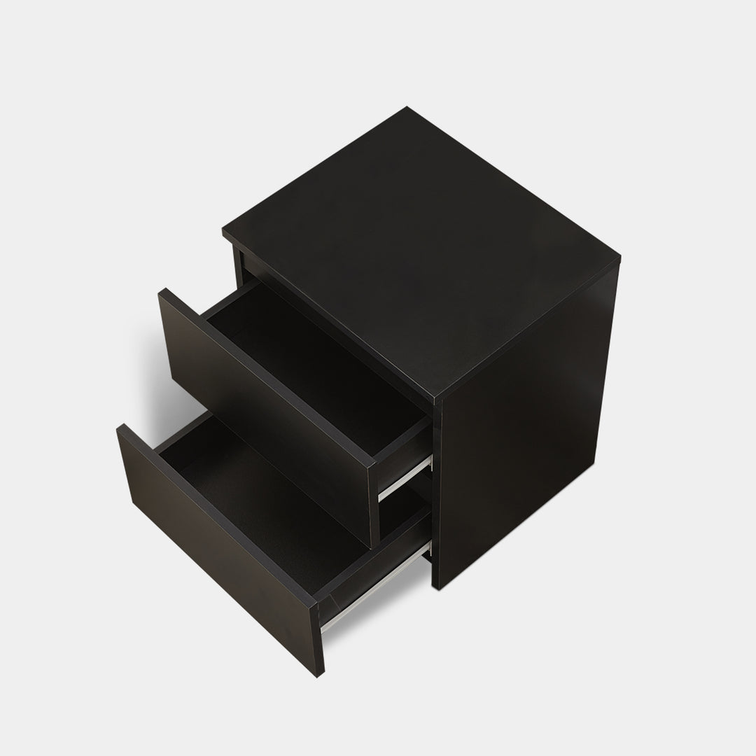 Myla Balck Bedside Table Nightstand 6