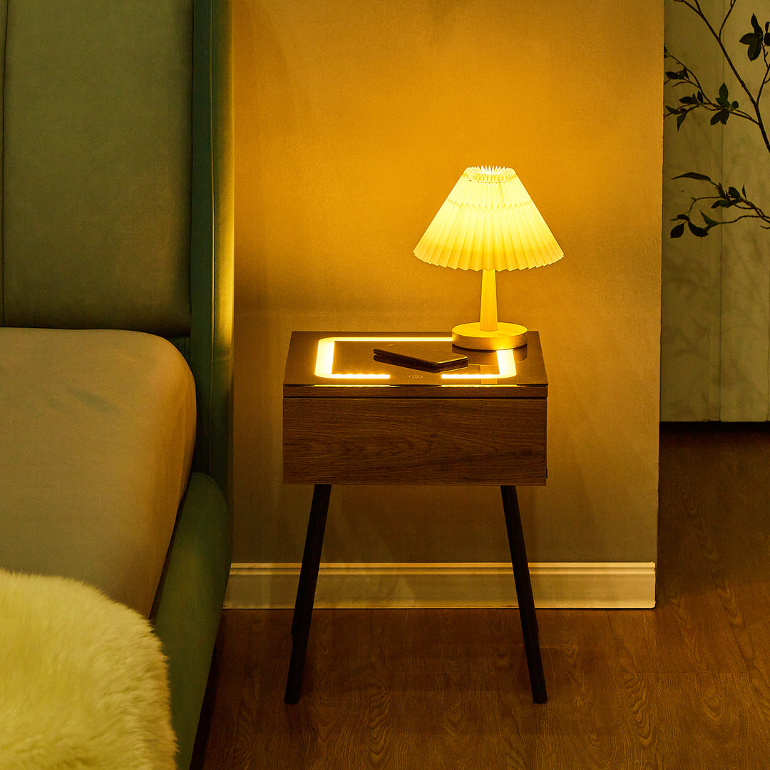 Odette Smart LED Touch Nightstand [3 Colors Light]