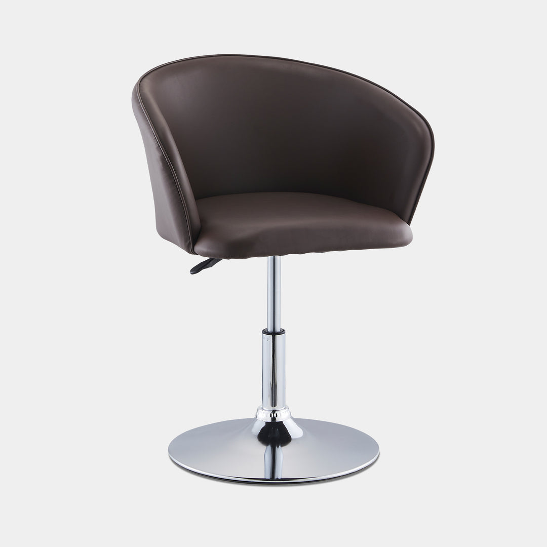 Rasto Swivel Barrel Chair [set of 1] [PU Leather]