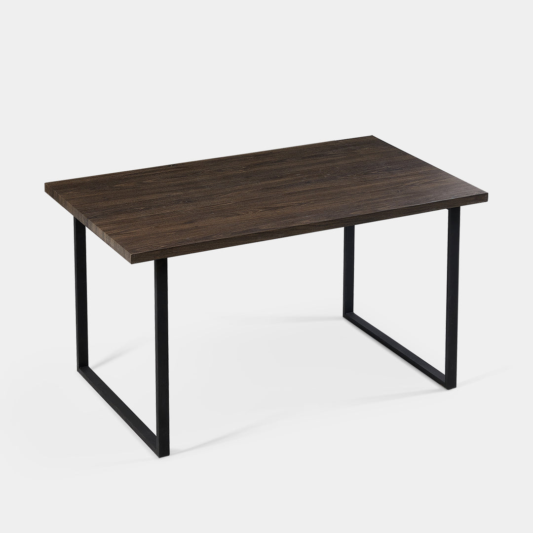 Mattoon Wood Color Rectangle Dining Table [MDF Panel]