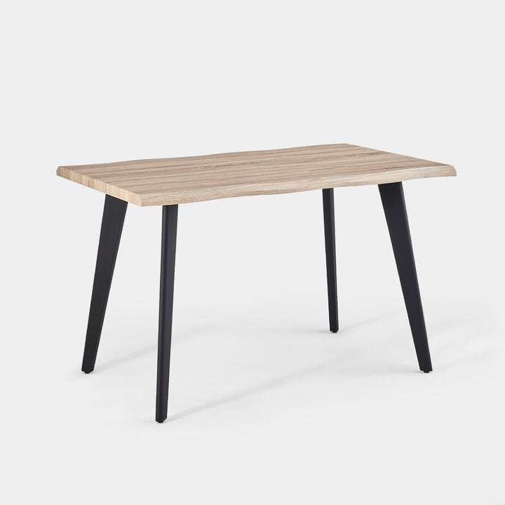 Seibold Live Edge Dining Table [Light Wood] [120cm/140cm]