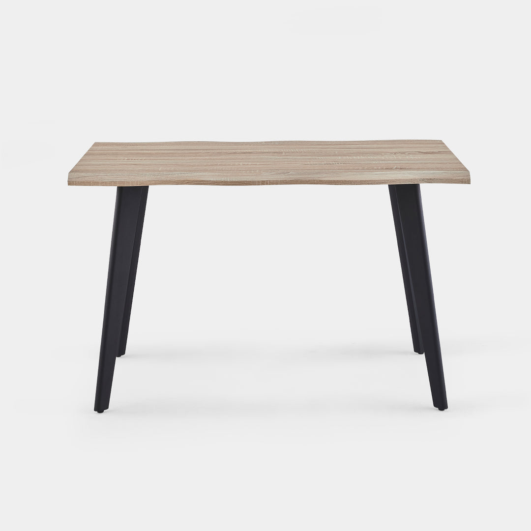 Seibold Live Edge Dining Table [Light Wood] [120cm/140cm]