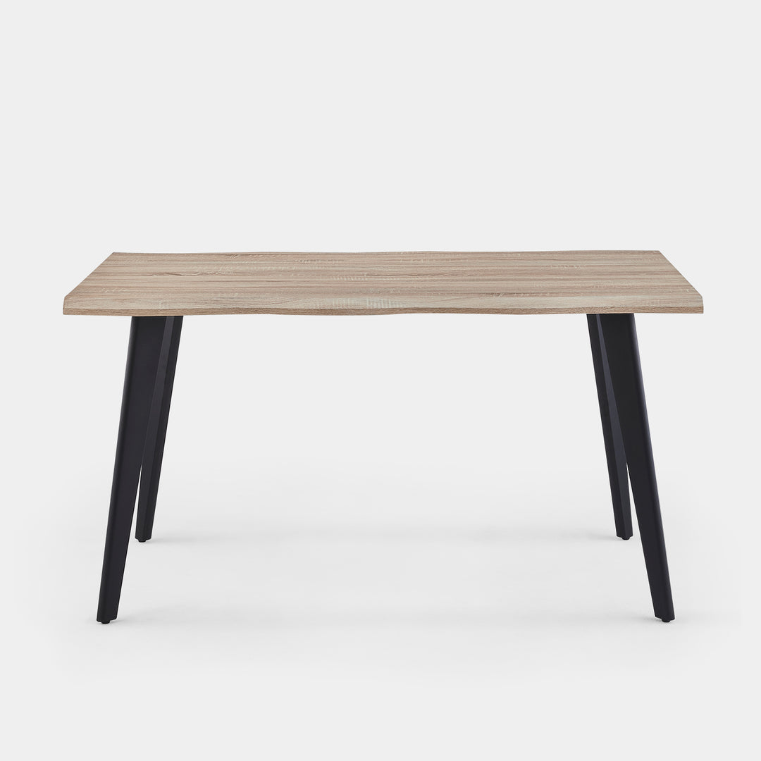 Seibold Live Edge Dining Table [Light Wood] [120cm/140cm]