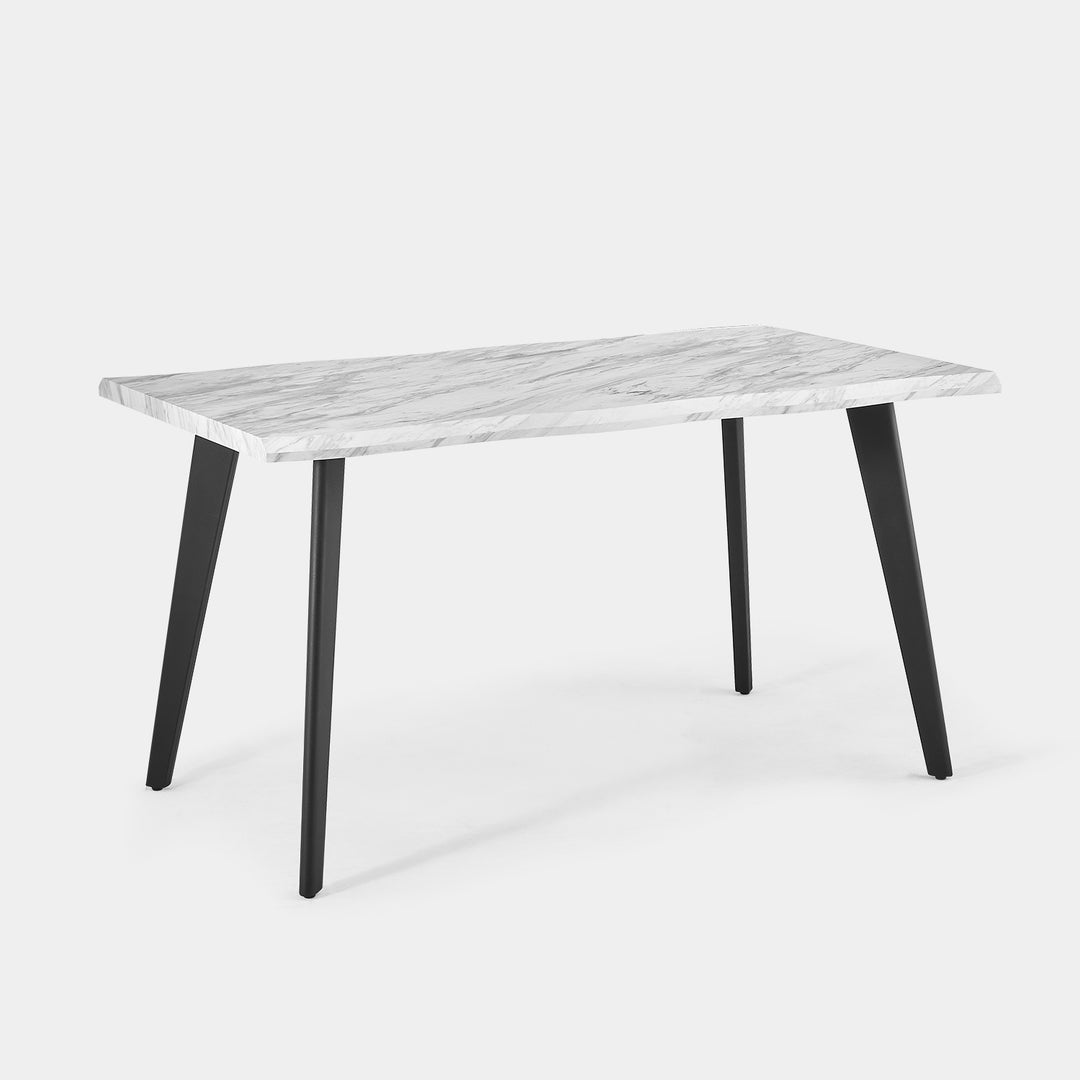 Seibold Live Edge Dining Table [Marble] [120cm/140cm]