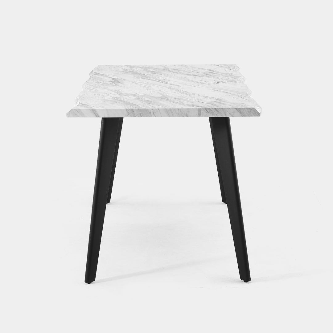 Seibold Live Edge Dining Table [Marble] [120cm/140cm]