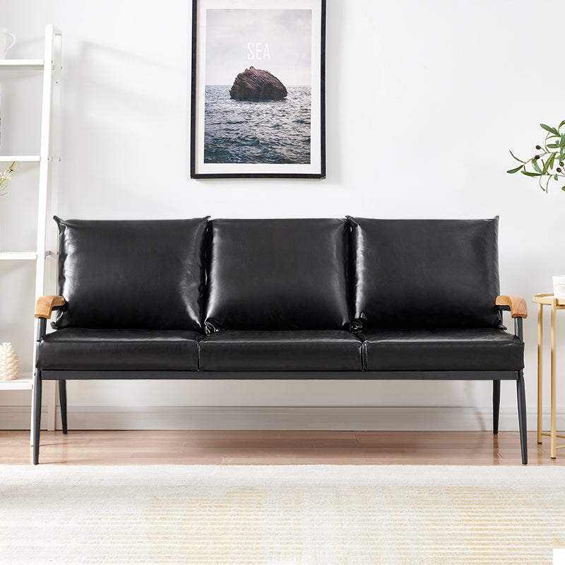 Mid-Century Modern Sofa [Schwarz]
