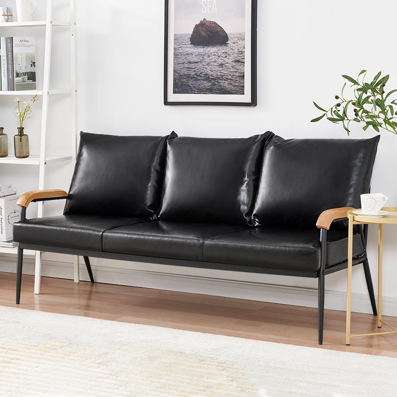 Mid-Century Modern Sofa [Black]