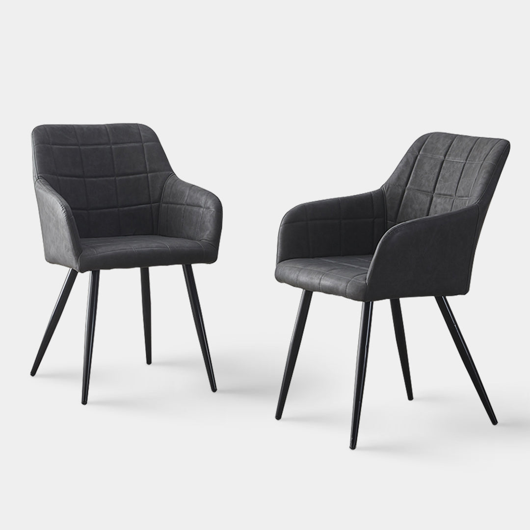 Bloor Dining Chairs [PU Leather] [Set of 2]