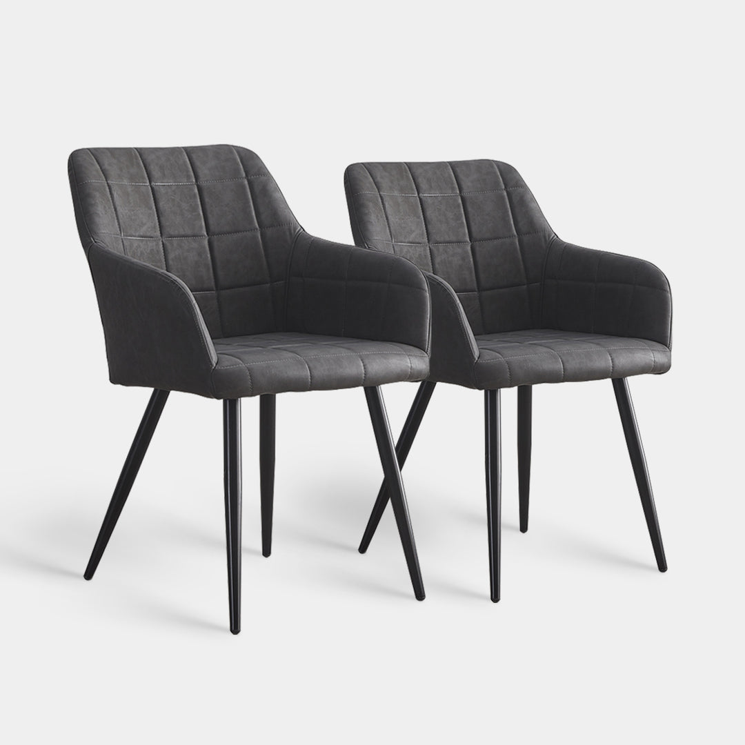 Bloor Dining Chairs [PU Leather] [Set of 2]