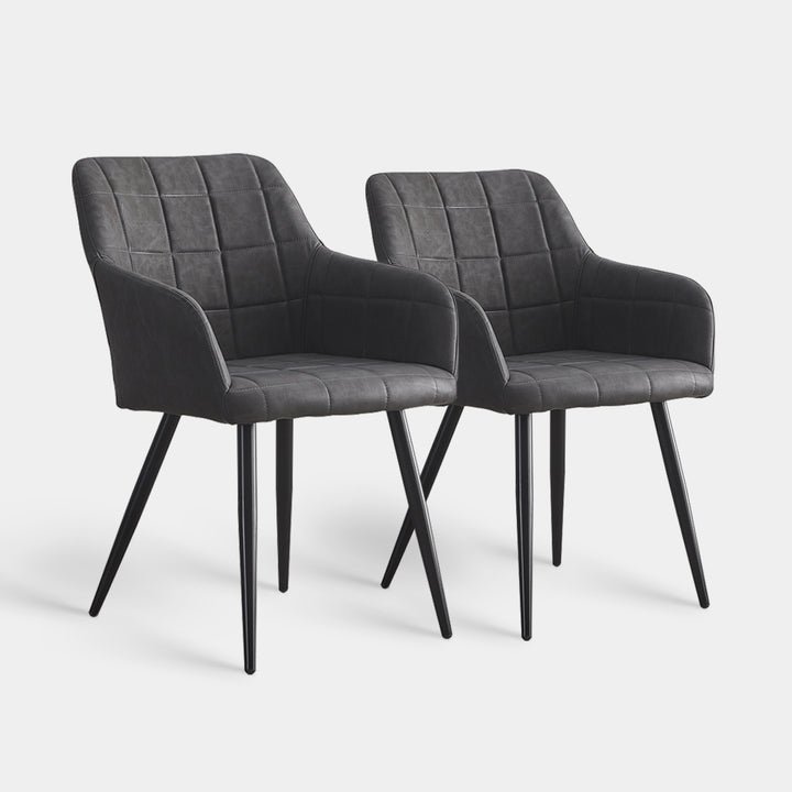 Bloor Dining Chairs [PU Leather] [Set of 2]