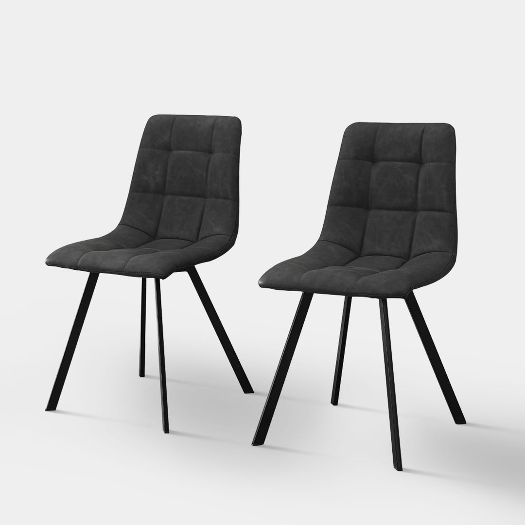 Christie Dining Chairs [Set of 2] [PU Leather]
